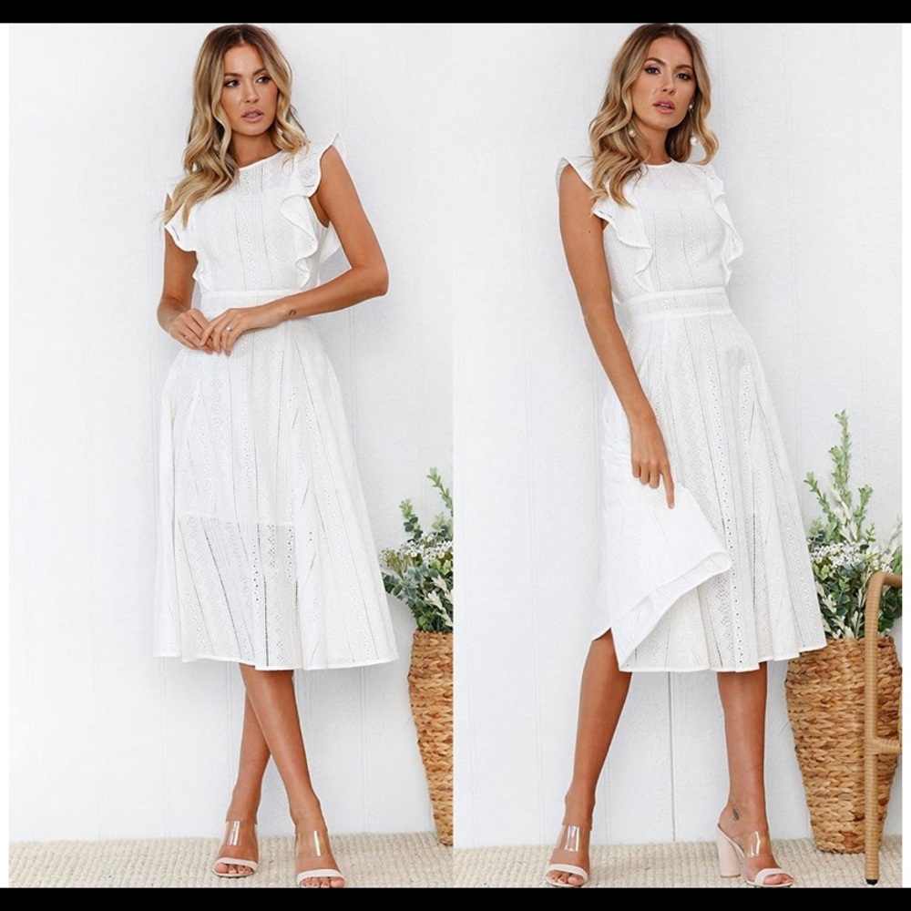 White dress